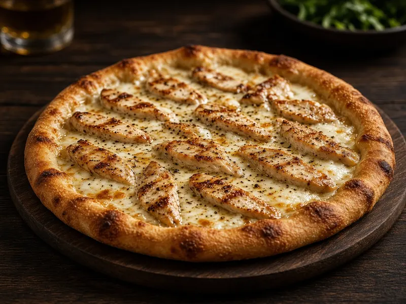 Alfredo & Chicken Pizza