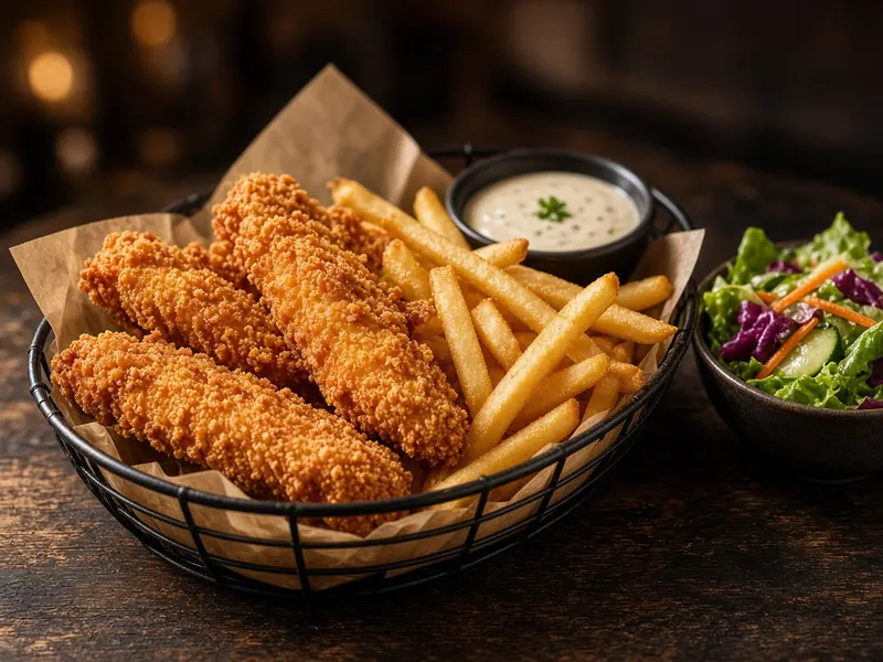 Chicken Strips Basket & Fries